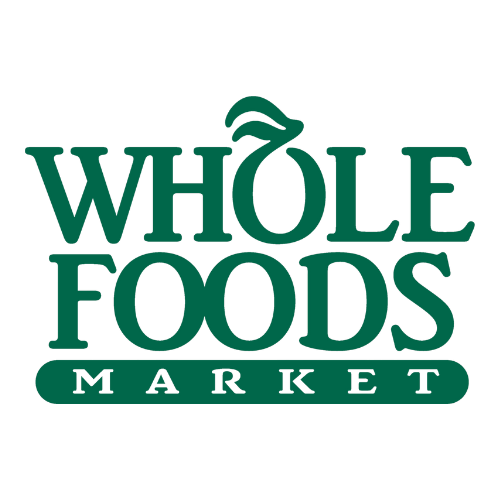 Green Whole Foods Market logo with stylized text.